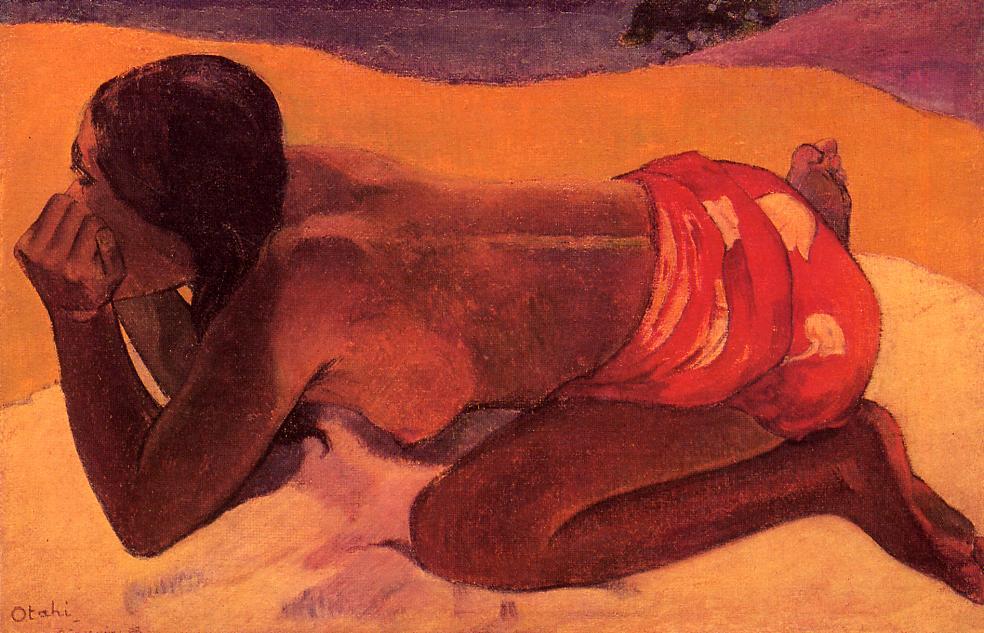 Alone - Paul Gauguin Painting