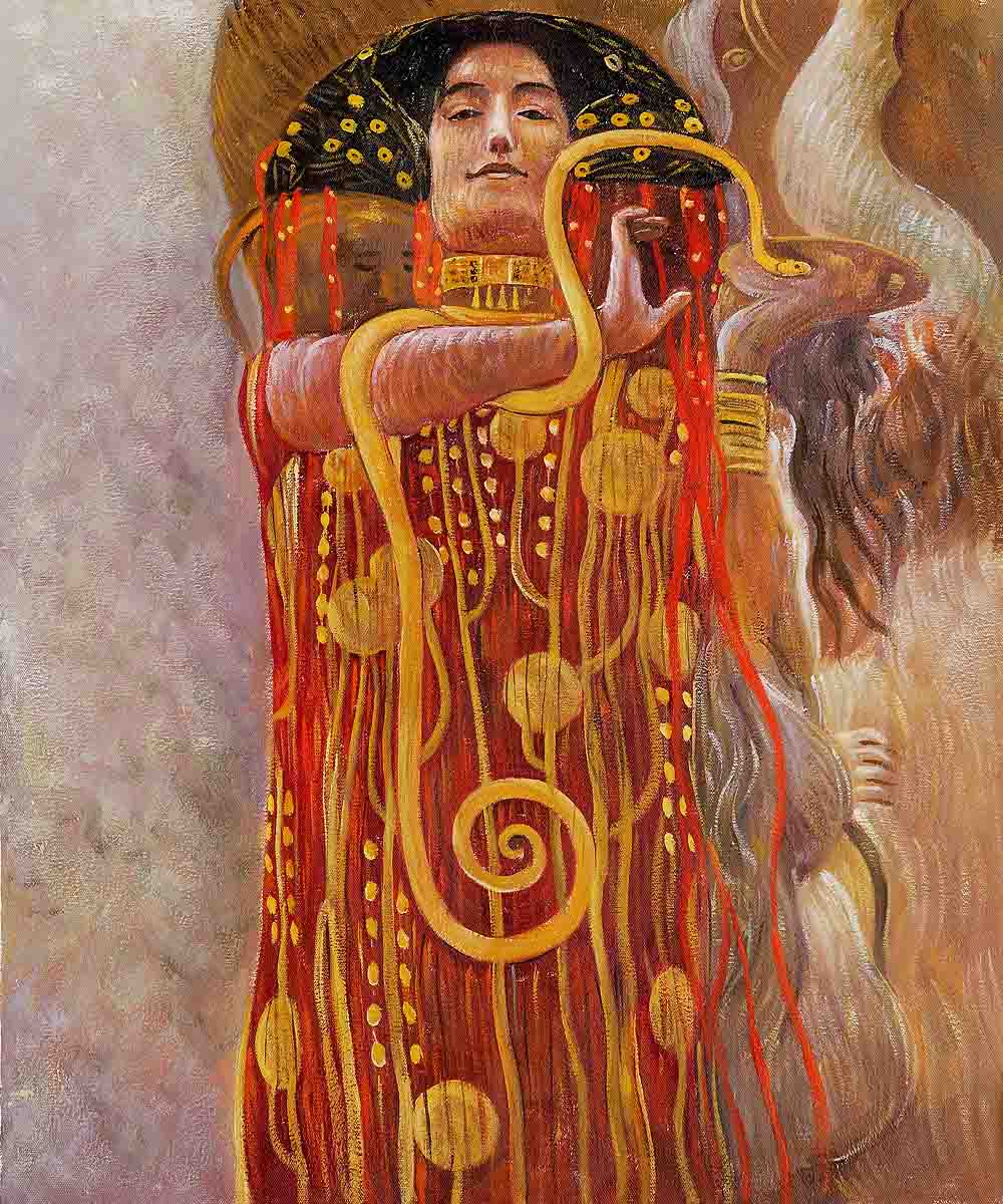 Hygieia - Gustav Klimt Paintings