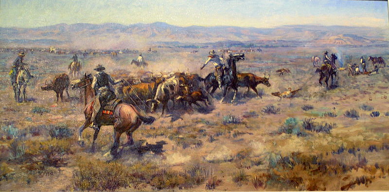 Roundup - Charles Marion Russell Paintings