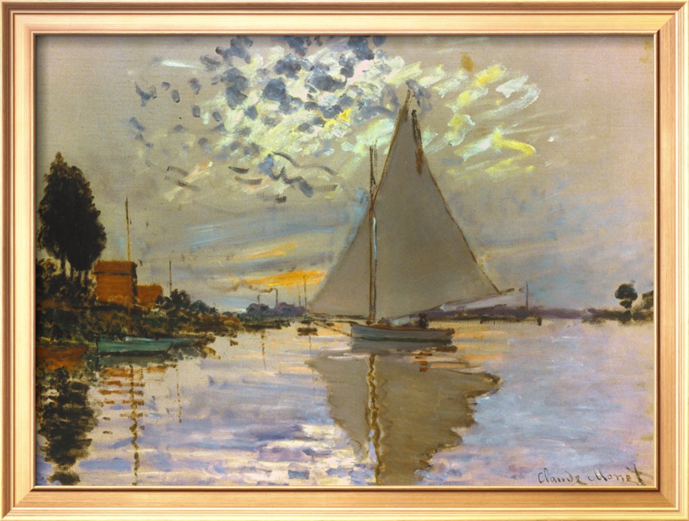 SAILBOAT - Claude Monet Paintings
