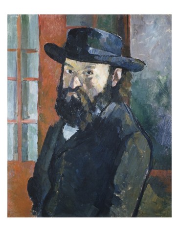 Self-Portrait - Paul Cezanne Painting