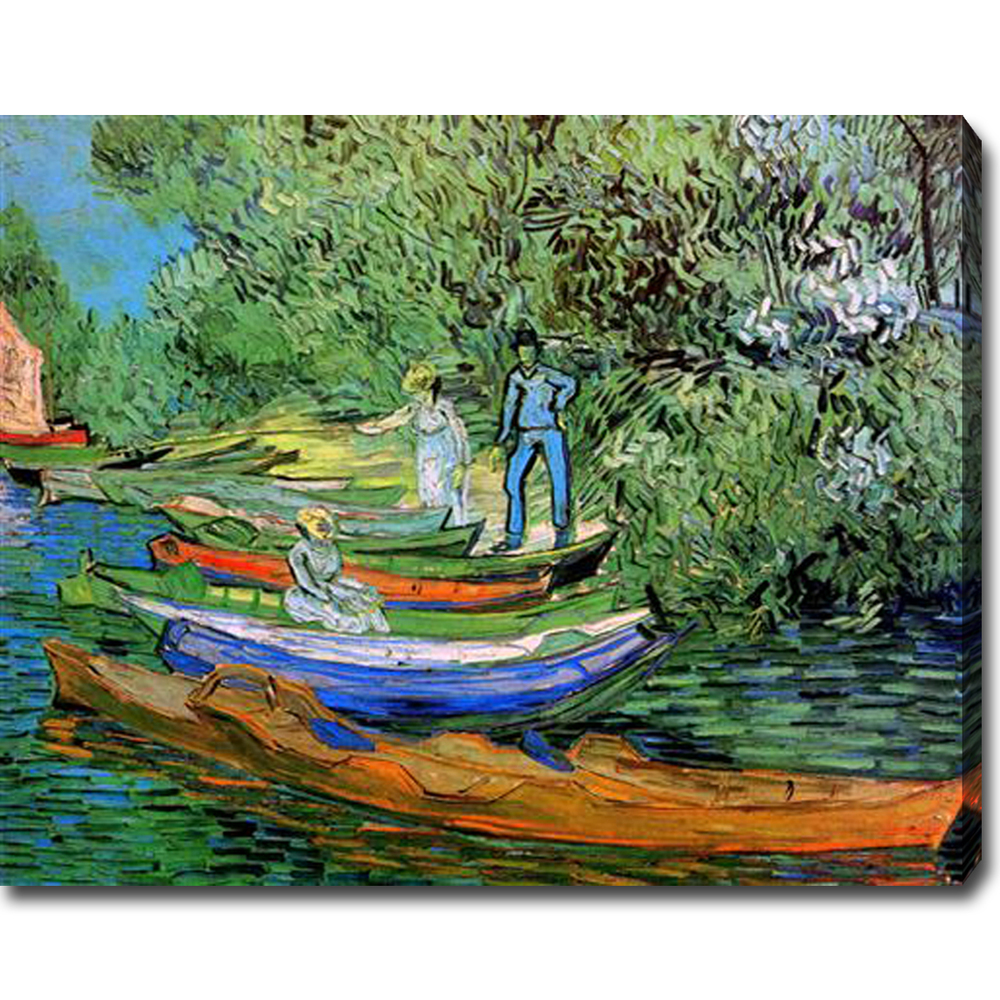 Auvers-sur-Oise - Van Gogh Painting On Canvas