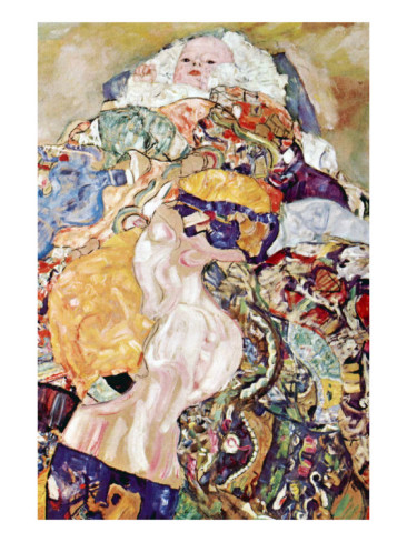 Baby - Gustav Klimt Paintings