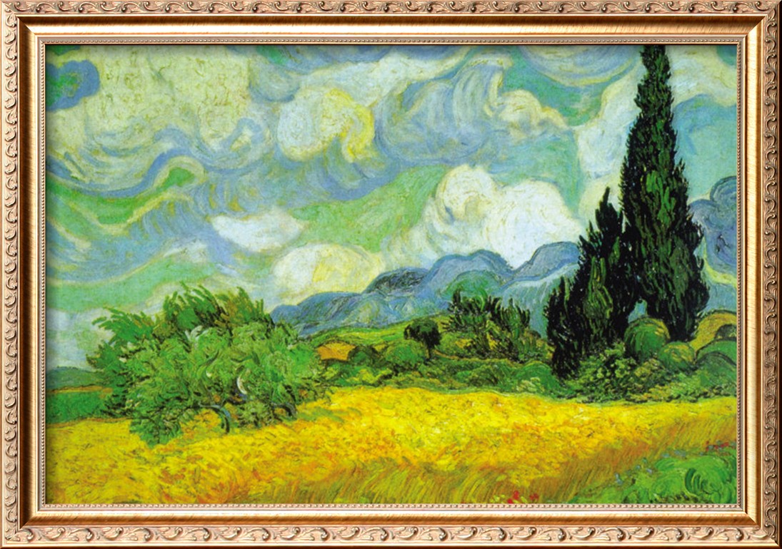 CYPRESSES - Van Gogh Painting On Canvas