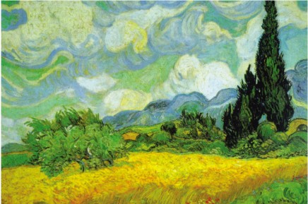 CYPRESSES - Van Gogh Painting On Canvas