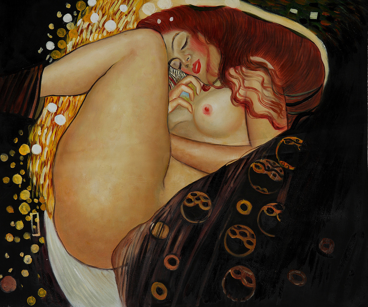 Danae - Gustav Klimt Paintings