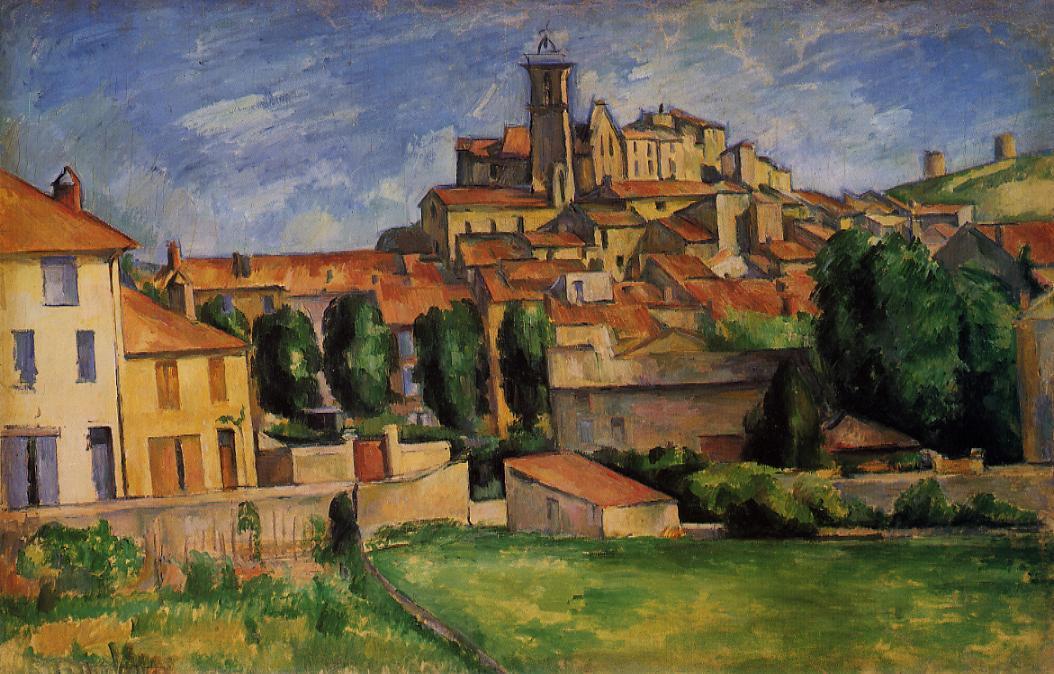 Gardanne - Paul Cezanne Painting