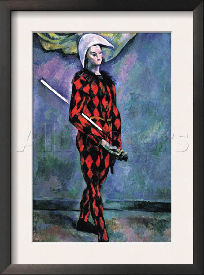 Harlequin - Paul Cezanne Painting