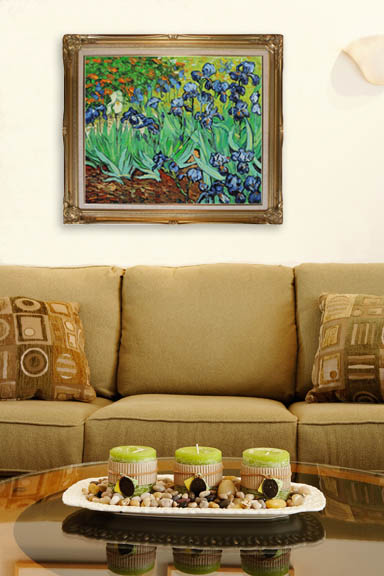 Irises - Van Gogh Painting On Canvas