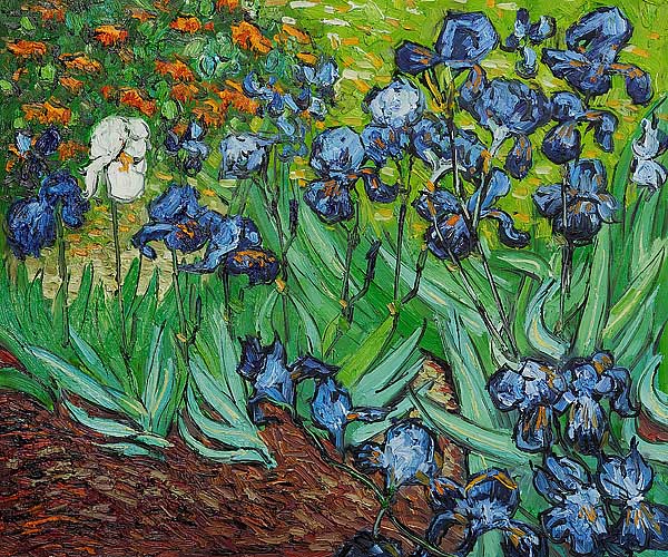 Irises - Van Gogh Painting On Canvas