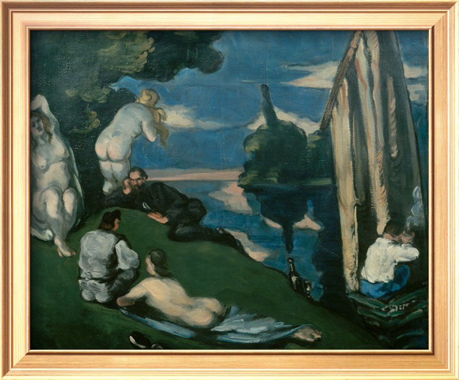 Pastoral - Paul Cezanne Painting