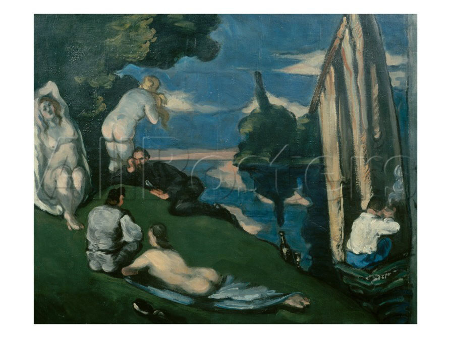 Pastoral - Paul Cezanne Painting
