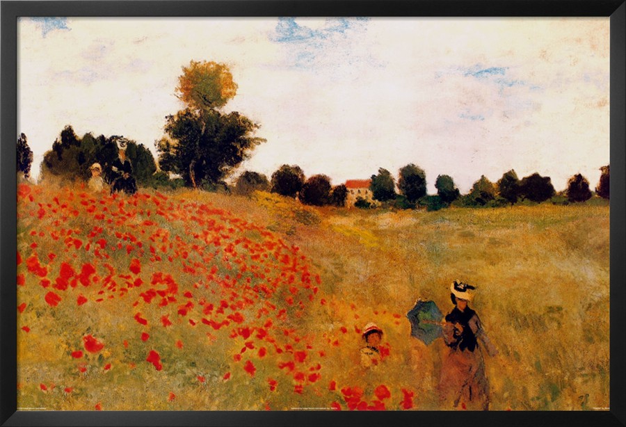 Poppies - Claude Monet Paintings