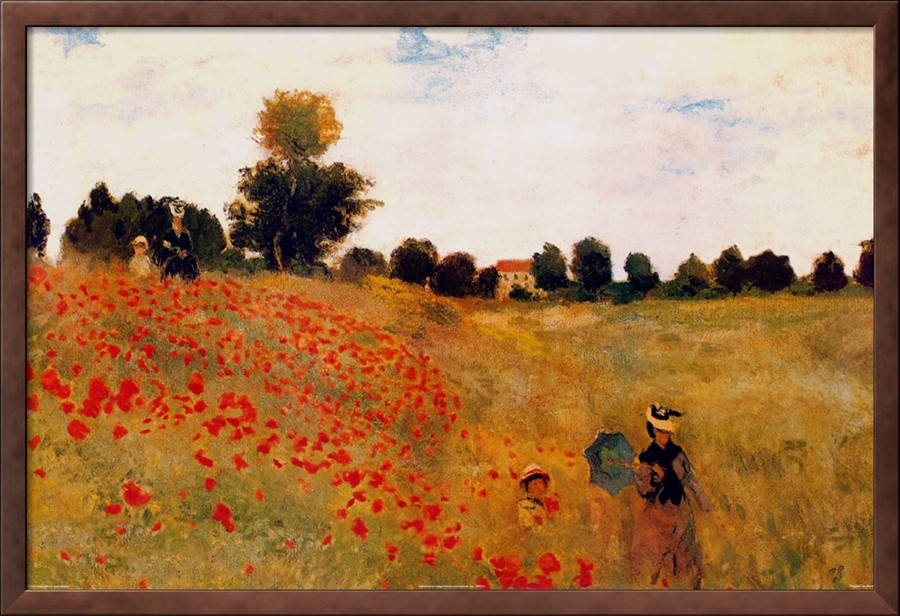 Poppies - Claude Monet Paintings