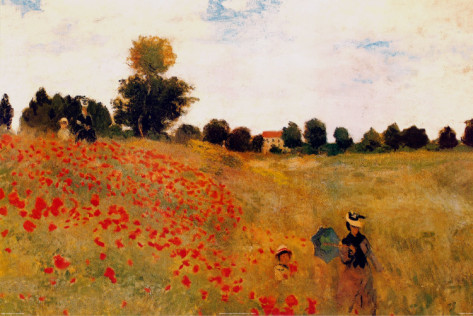 Poppies - Claude Monet Paintings