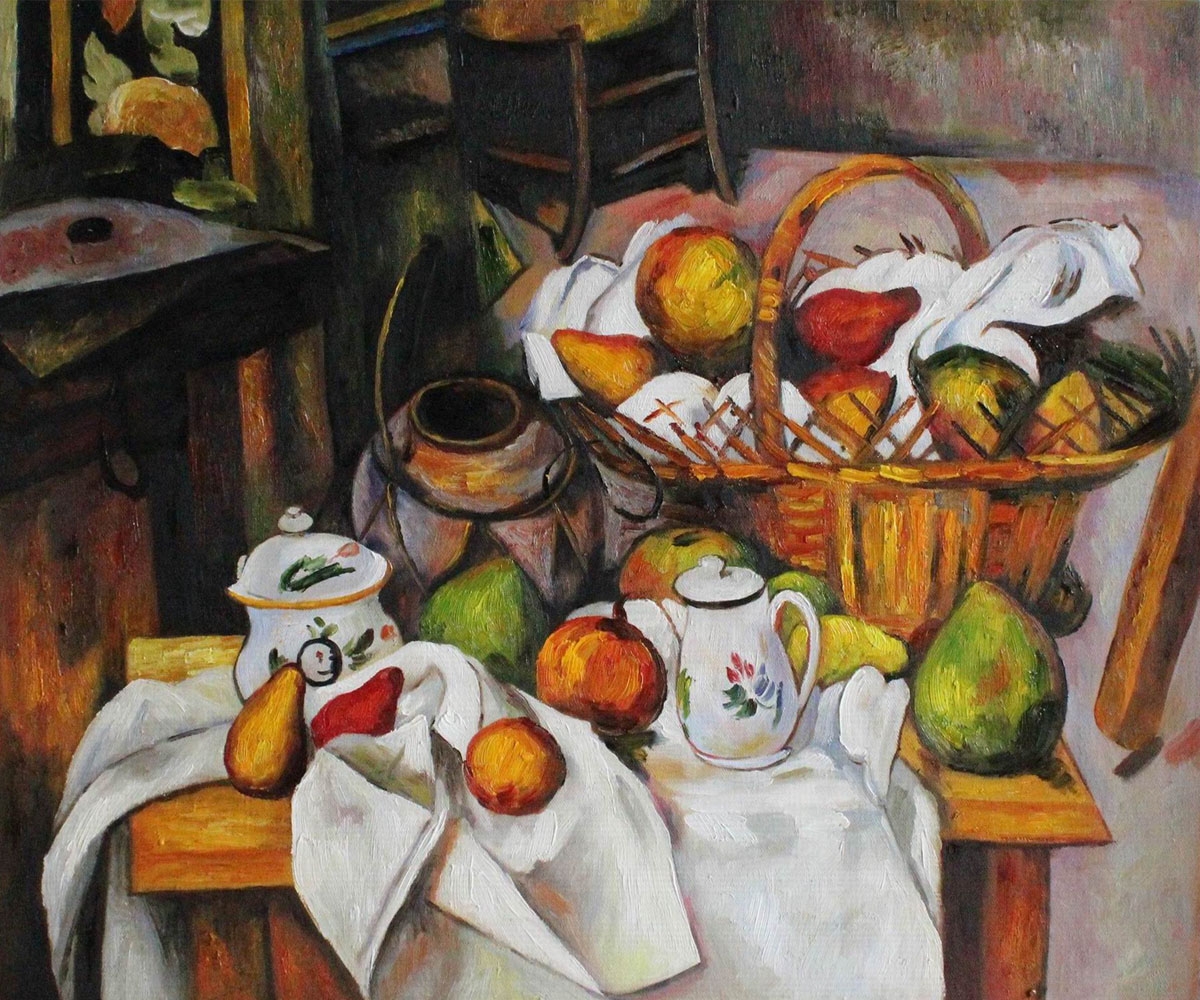 Table - Paul Cezanne Painting