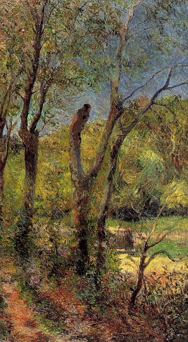 Willows - Paul Gauguin Painting