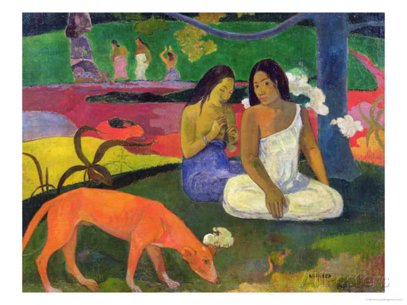 arearea-1892 - Paul Gauguin Painting